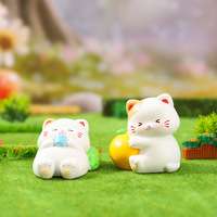 Boîte mystère Chat porte-bonheur - Figurine en résine Meow Fortune avec un design porte-bonheur surprise