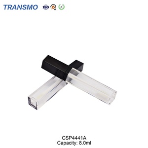 Contenant de brillant à lèvres personnalisé 2025 avec logo, tubes carrés de 8 ml pour huile à lèvres, emballage de rouge à lèvres liquide pour cosmétiques et fard à joues - Product Image 5