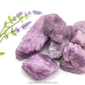 Obral Batu Kristal Quartz Ungu Mentah Alami <span class=keywords><strong>Kunzite</strong></span> Merah Muda Kasar Batu Kristal - Product Image 2