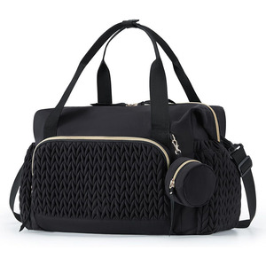 Pañal de <span class=keywords><strong>bebé</strong></span> personalizado impermeable ligero mamá bolsa de alta capacidad cochecito de <span class=keywords><strong>bebé</strong></span> uso bolsa portátil nuevo diseño bolsa de viaje - Product Image 3