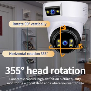 V380 trong nhà HD không dây wifi mạng PTZ <span class=keywords><strong>camera</strong></span> với hai chiều bằng giọng nói đầy đủ màu sắc tầm nhìn ban đêm phát hiện chuyển động-Cảm biến CMOS - Product Image 4