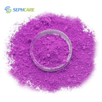 Poudre de pigment fluorescente multicolore Sephcare pour des effets de teinture et de coloration de tissus vifs
