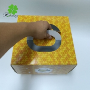 Tùy Chỉnh Thiết Kế 4 Màu Sắc In Ấn Cupcake Đám Cưới Bánh Sinh Nhật Bao Bì Nhà Máy Chất Lượng Cao Giá Rẻ Giá Xử Lý Bánh Cửa Sổ Hộp - Product Image 5