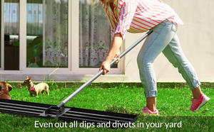 Outil multifonction d'aération de la pelouse, outil de nivellement niveau de sol <span class=keywords><strong>ou</strong></span> de saleté Surfaces de sol dent creuse aérateur de carottage de pelouse - Product Image 2