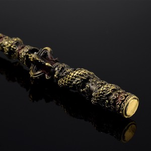 Venta al por mayor: Novedad en stock - Varita mágica de aleación metálica chapada en oro de Black Myth Wukong, <span class=keywords><strong>disfraz</strong></span> de Hip Hop de Sun Wukong, regalo. - Product Image 5