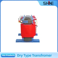 Transformador de Potencia Tipo Seco de Alta Seguridad de 100Kva, Monofásico/Trifásico, Bobinado Doble/Toroidal, Resina Fundida, Enfriamiento ONAN, 50/60Hz