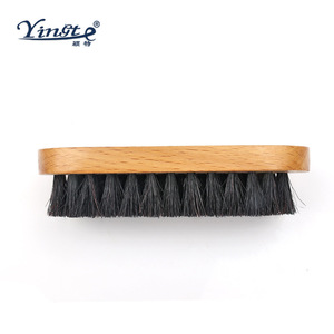 Brosse à chaussures Yinste en bois massif avec poils de porc doux, brosse de nettoyage ménager - Product Image 3