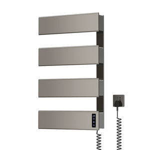 Porte-serviettes <span class=keywords><strong>chauffant</strong></span> en aluminium sur pied Chauffe-serviettes électrique Sèche-serviettes Salle de bain - Product Image 1