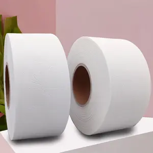 Mouchoirs Jumbo en papier toilette à 2 plis, tailles personnalisées Oem, gaufrage, matériau première pour papier toilette