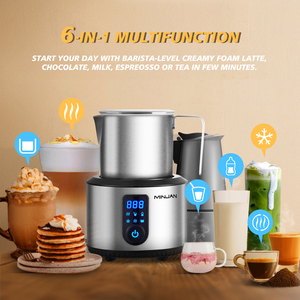 Nouvelle Mode 6-En-1 Tasse En Acier Inoxydable <span class=keywords><strong>À</strong></span> <span class=keywords><strong>Induction</strong></span> Automatique <span class=keywords><strong>Mousseur</strong></span> <span class=keywords><strong>à</strong></span> <span class=keywords><strong>Lait</strong></span> - Product Image 3
