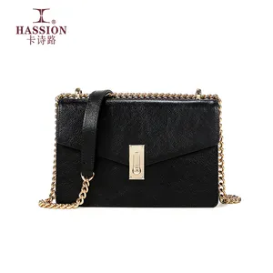 Bolsa de mão de couro, bolsa de ombro feminina preta feita em couro legítimo, com alça carteira de couro