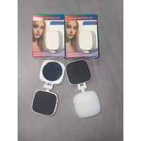 Mini anneau lumineux LED pour selfie avec clip magnétique pour téléphone, éclairage portable pour maquillage destiné aux créateurs de contenu
