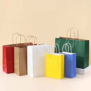 Custom logo Printed Luxury Packaging Handle Paper <b>Bag</b> <b>Gift</b> Kraft Paper Shopping <b>Bag</b> - Product Image 4
