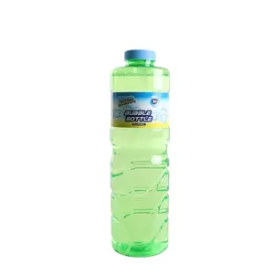 Ricarica liquida per soluzione da 1000ML, bottiglie vuote personalizzabili per bolle di sapone, soluzione per bolle per bambini etichetta in plastica Unisex Bubble Water