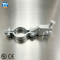 Collier de serrage industriel robuste en acier au carbone galvanisé au zinc, homologué CE, pour la protection antisismique, résistant à la corrosion, pour fixation OEM