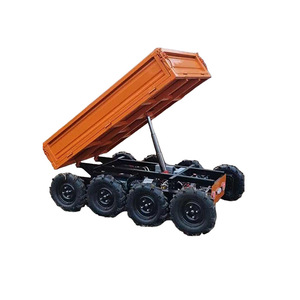 Camion Ribaltabile Elettrico da Montagna a Quattro Ruote Motrici, Semovente Idraulico con Telecomando, Capacità 500kg - Product Image 4
