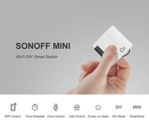 Interruptor inteligente WiFi, temporizador de 2 vías, interruptor de automatización de voz, módulo de Control remoto IFTTT, funciona con Alexa, Google Home, sonoff M - Product Image 5