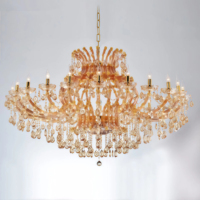 Lustres en cristal Maria Theresa de JYLIGHTING, décoration de hall d'hôtel européen, lampes suspendues de luxe pour salon de villa