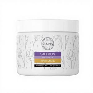 Mascarilla Capilar con Extracto de Azafrán con Logotipo Personalizado OEM/ODM, Certificada por BSCI para el Tratamiento del Cabello Dañado, Suaviza las Cutículas y Previene las Puntas Abiertas - Product Image 4
