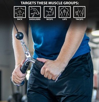 SMARTFIT triceps pousser vers le bas V bar poignée câble fixation