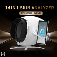 Système d'analyseur de peau 3D UV à miroir magique pour le visage Machine d'analyseur de scanner de peau portable pour le visage Visia