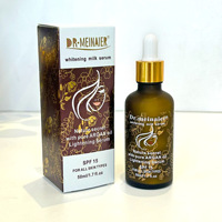 RTS 50ml Pure ARGAM Huile Lait Sérum Blanchissant Nature Secret Liquide Visage Sérums Éclaircissants Vitamine C Acide Kojique Glycérine Perle