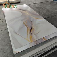 Panneau mural en PVC imitation marbre, alternative au marbre, 1220x2440mm, imperméable, installation adhésive pour salon