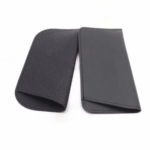 Bán Chạy Túi Xách Dễ Thương Đồ Trang Trí Quyến Rũ Kẹp Mắt Kính Bằng Da Hộp Khóa Thắt Lưng Hộp Kính Râm Kính Mắt Màu Đen - Product Image 1