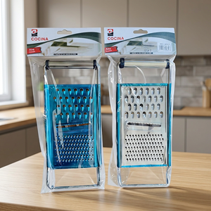 12-Piece Stainless Steel Multi-Function Three-in-One Flat Grater Set with Pipe Handle - Product Image 4