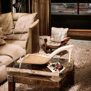 รองเท้าตาข่ายจับจีบสีม่วงสำหรับผู้หญิงรองเท้าส้นสูงปานกลางหัวแหลมมีโบว์ปิดครึ่งนิ้วเท้าสำหรับพื้นรองเท้า PU ฤดูร้อนและฤดูใบไม้ร่วง - Product Image 3