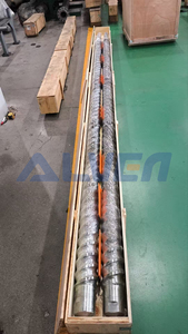 Tùy chỉnh ép đùn vít và Thùng Phân khúc cho máy đùn trục vít đôi cho <span class=keywords><strong>masterbatch</strong></span> nhựa & cao su bộ phận máy móc - Product Image 5