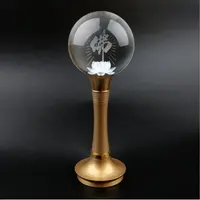 3D Laser Engraving Crystal Ball, Sphere, Religion Statue
