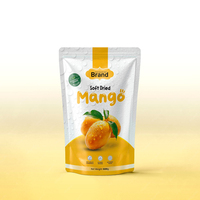 Op maat gemaakte verpakking met logo, geurdicht plastic zakje voor gedroogde mango, droge voedselverpakking, zipzak voor koffie en dierenvoer
