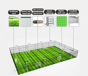 Césped Deportivo Artificial Personalizado de 10 mm/20 mm, Resistente a los Rayos UV, Ecológico y Duradero, para Canchas Deportivas Multideportivas de Baloncesto - Product Image 6