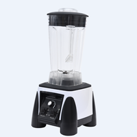 Blender Komersial Tugas Berat 2200W, Pengolah Makanan, Daya Tinggi, Pembuat Jus, Penghancur Es, Blender Smoothie