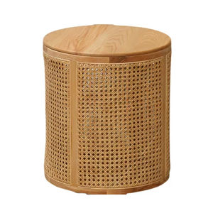 Table de salon <span class=keywords><strong>en</strong></span> <span class=keywords><strong>rotin</strong></span> avec plateau <span class=keywords><strong>en</strong></span> bois, Table de café ronde de Designer à la mode avec le prix bon marché - Product Image 6
