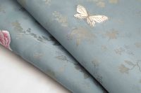 Nouveauté 2025 Tissu jacquard brodé chinois haut de gamme enduit de PVC, tricoté en trame, en polyester tissé, pour vêtements de mariage, en stock, pour garçons