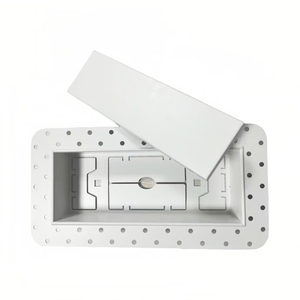 Hvac thông gió kim loại trắng tuôn ra tường đăng ký Vent Trần 10*4 kim loại xả vách thạch cao núi Vent - Product Image 3