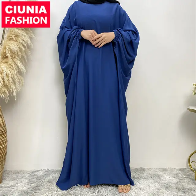فستان نسائي جديد 6689, فستان نسائي جديد مناسب للشرق الأوسط ، روب نسائي أنيق ذو أكمام طويلة ، ملابس نسائية إسلامية في دبي