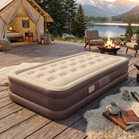 Matelas pneumatique gonflable automatique pour le camping et la randonnée, avec pompe rechargeable intégrée détachable, léger, portable, pliable, de luxe