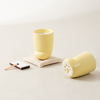 Bougie parfumée en céramique en forme de patte mignonne, bougie originale en cire de soja en forme de pied avec mèche en bois pour la décoration intérieure et les cadeaux
