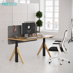 Modular Office Furniture Adjustable Manager <b>Table</b> with Sit-Stand Feature Computer <b>Desk</b> for Office Building Use - Product Image 1
