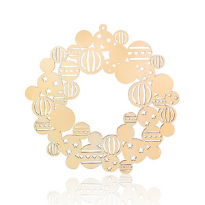 Fabricant OEM personnalisé art mural en bois découpé au laser-décoration <span class=keywords><strong>de</strong></span> salon maison contreplaqué découpé au laser méditation circulaire - Product Image 3