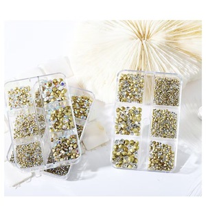 Cristales de Uñas al por Mayor, Piedras de Cristal para Decoración de Uñas, Diamantes de Imitación de 6 Tamaños, Decoración de Talismanes de Cristal - Product Image 6