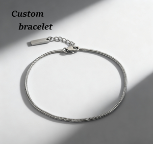 <span class=keywords><strong>Bracciale</strong></span> a catena regolabile in acciaio inossidabile Inspire Jewelry per <span class=keywords><strong>donna</strong></span> e uomo, gioiello da mano per regalo - Product Image 1