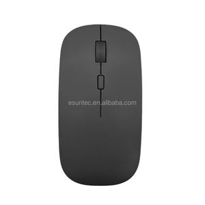 Souris optique sans fil 2,4 G USB plate ergonomique à 4 boutons avec roues en caoutchouc de haute qualité, couleur noire, livraison rapide pour <span class=keywords><strong>Mac</strong></span> - Product Image 3