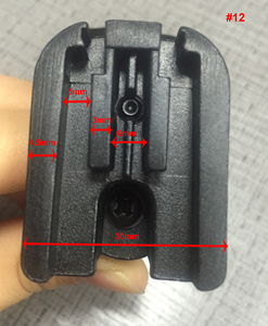 อุปกรณ์ตกแต่งภายในรถยนต์ที่ยึดกระจกรถบนแดชบอร์ดกระจกหน้ารถสำหรับ Chevrolet Honda Isuzu - Product Image 6