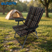 Chaise de plage pliante en acier léger au design moderne, vente en gros en Arabie Saoudite, chaises d'extérieur pour adultes, pique-nique, camping