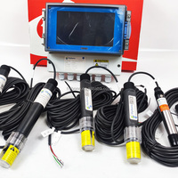 Moniteur de qualité de l'eau industrielle Capteur de PH Conductivité (1-200,000 S/cm) Turbidité de l'oxygène dissous DCO Compteur d'eau