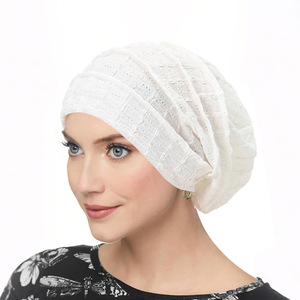 Bonnet chimio extensible doux en gros, couleur unie, bonnet intérieur, hijabs, bonnet musulman, foulards pour la tête, turban, chapeau, bonnets - Product Image 6
